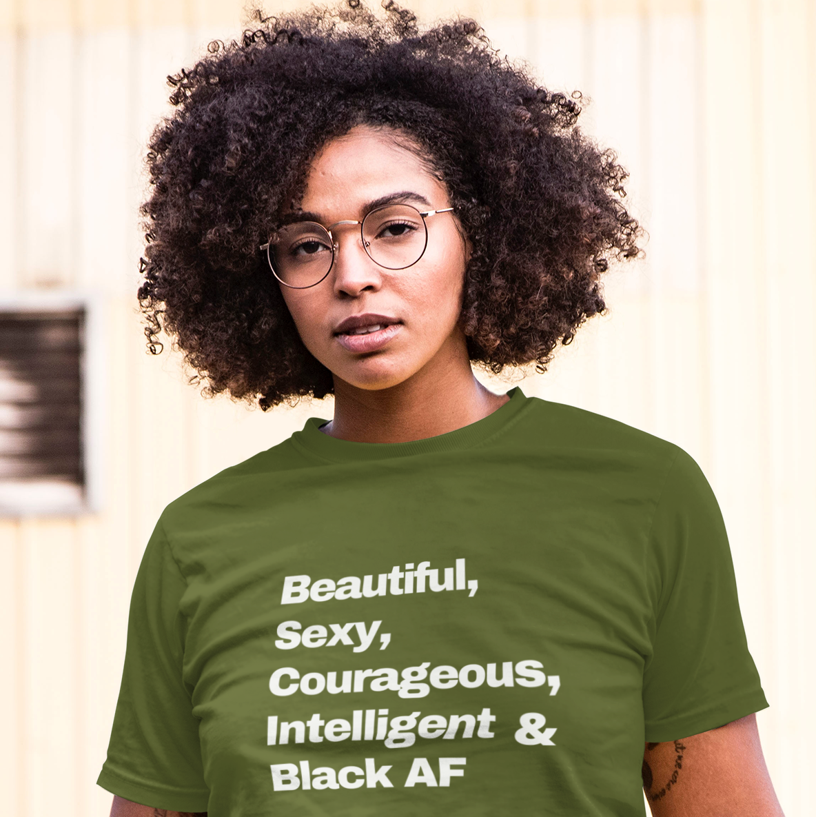 BOBS - "All That & Black AF" - Women's Unisex t-shirt