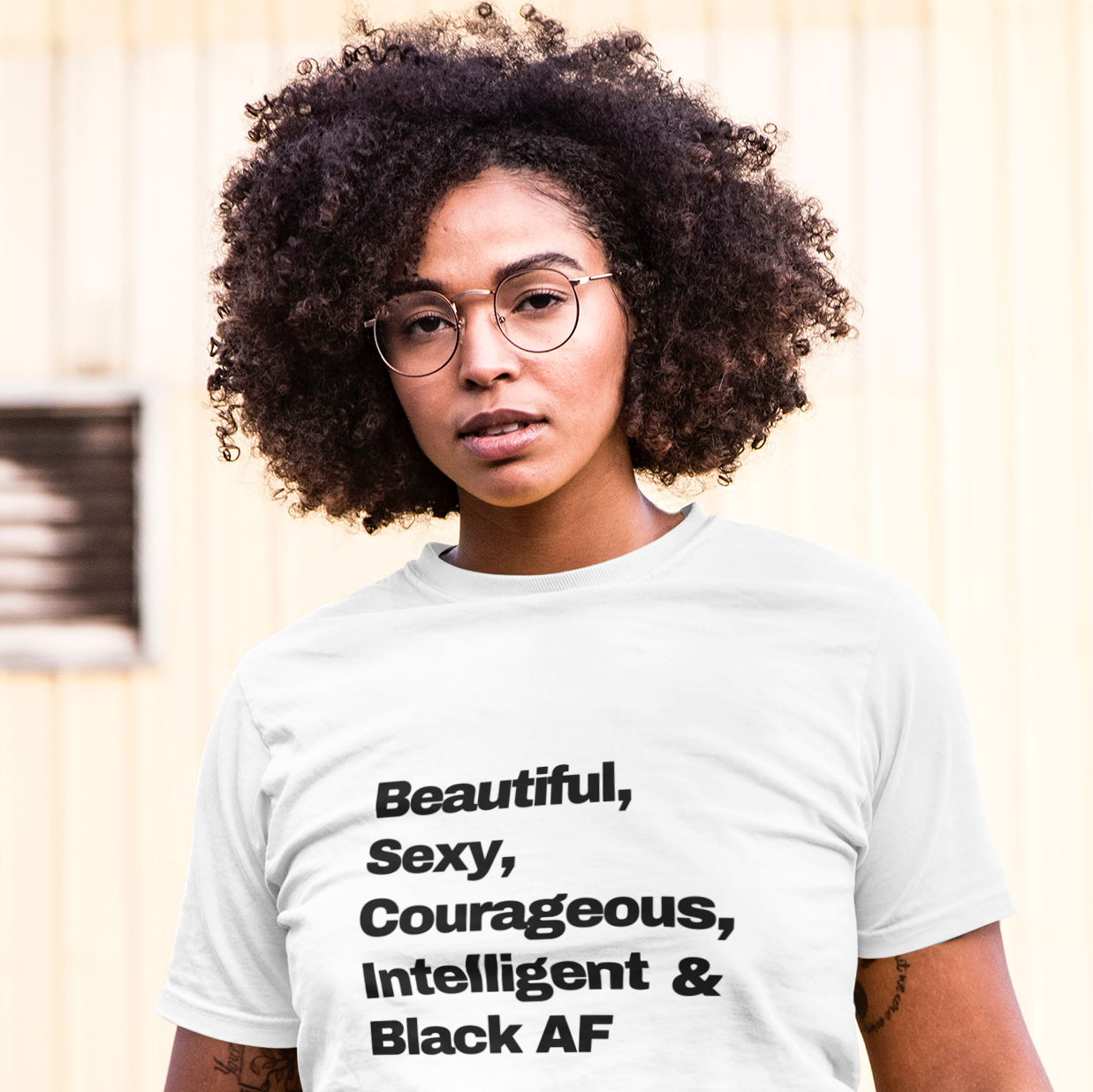 BOBS - "All That & Black AF" - Women's Unisex t-shirt