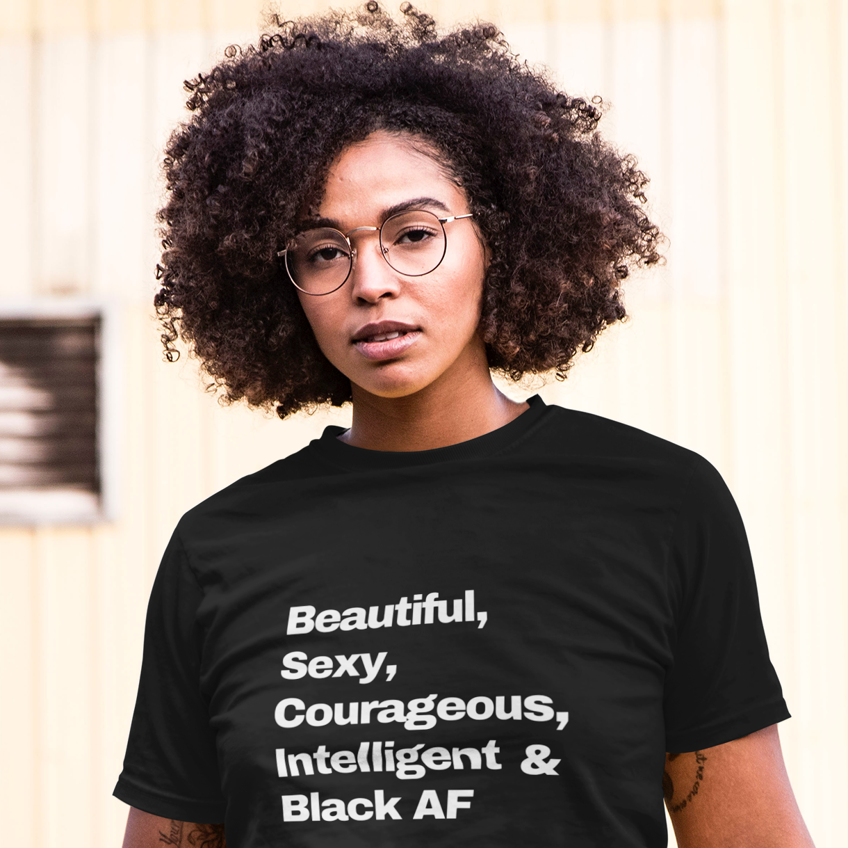 BOBS - "All That & Black AF" - Women's Unisex t-shirt