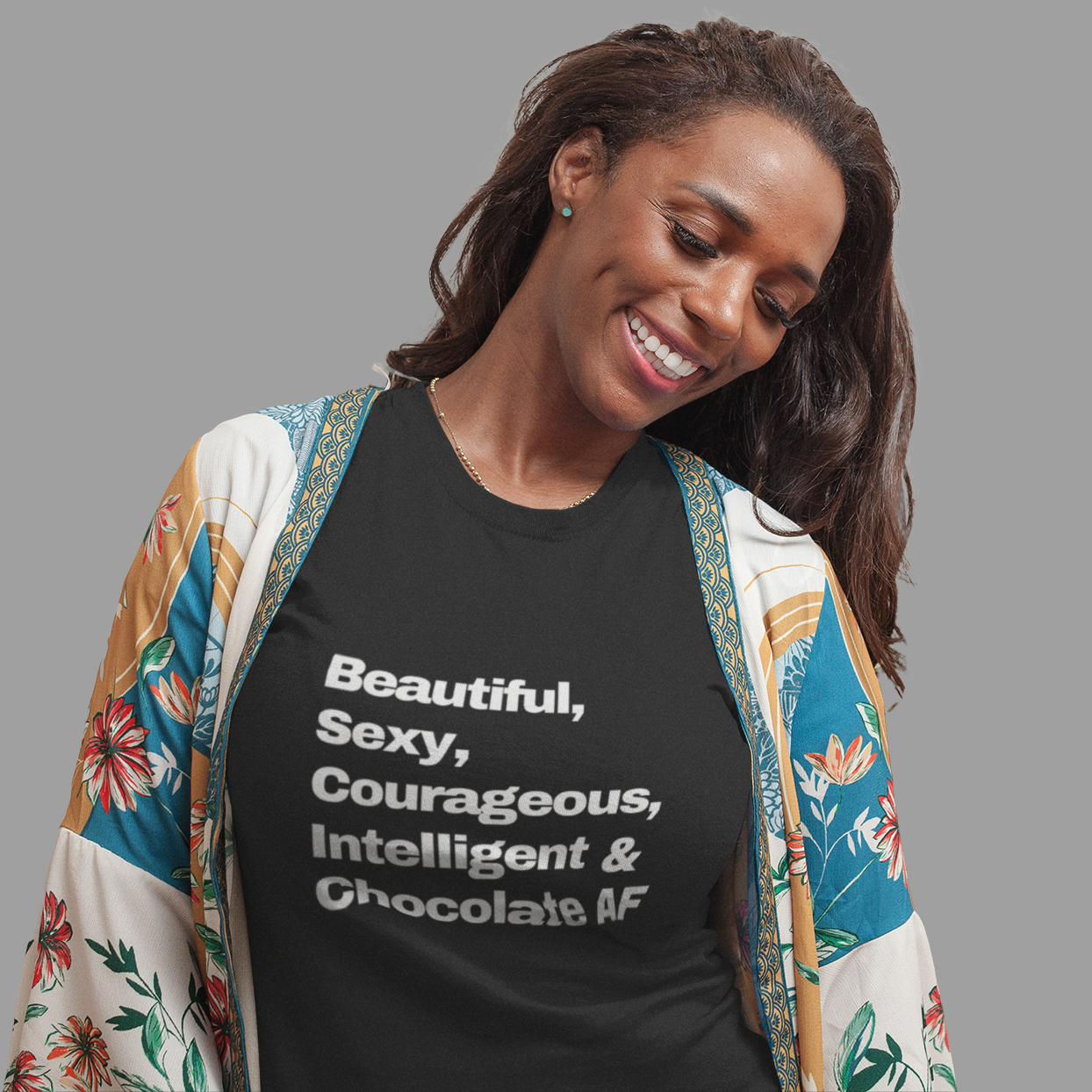 BOBS - "All That & Chocolate AF" - Womens Unisex t-shirt