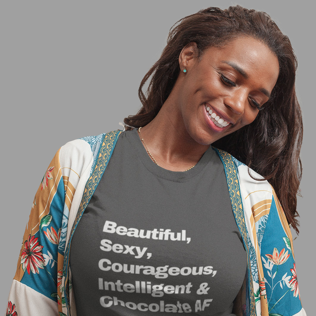 BOBS - "All That & Chocolate AF" - Womens Unisex t-shirt