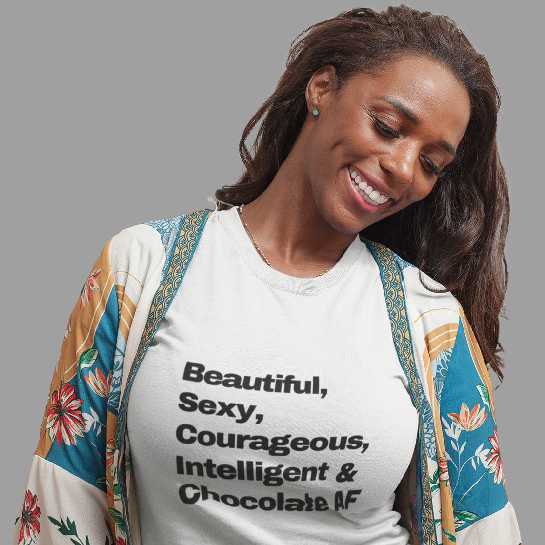 BOBS - "All That & Chocolate AF" - Womens Unisex t-shirt